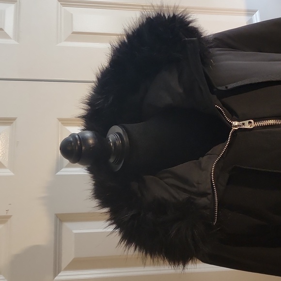 ZARA OUTERWEAR black ski coat size XL - Picture 3 of 5